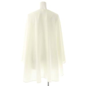 ADORE 24SS 2WAYダブルクロスジャケット ノーカラー 38 オフホワイト /DO OS