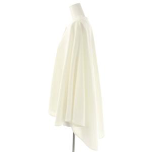 ADORE 24SS 2WAYダブルクロスジャケット ノーカラー 38 オフホワイト /DO OS