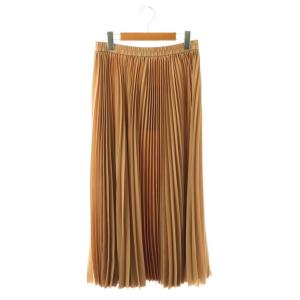 23AW REFINED PLEATS PILIL プリーツスカート ロング フレア 38 ベージュ /NR