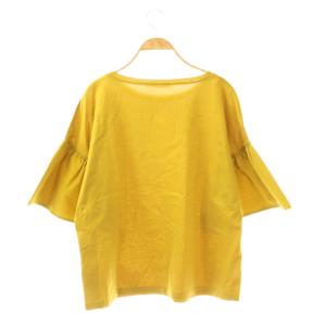 MAX MARA WEEKEND LINE カットソー Tシャツ 七部袖 L マスタードイエロー /SS OS