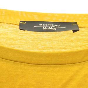 MAX MARA WEEKEND LINE カットソー Tシャツ 七部袖 L マスタードイエロー /SS OS