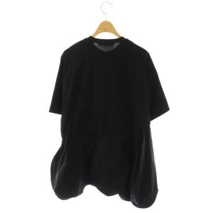 ENFOLD コンビTシャツ COMBI-T-SHIRT カットソー 半袖 38 黒 ブラック /SS OS