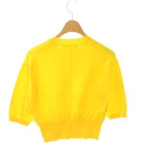 ENFOLD 24SS CROPPED KNIT T-SHIRT ニット セーター クロップド 半袖 シルク混 38