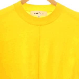 ENFOLD 24SS CROPPED KNIT T-SHIRT ニット セーター クロップド 半袖 シルク混 38