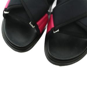 MARNI クロス サンダル 40 25.0cm 黒 FBMS005201 /MI OS