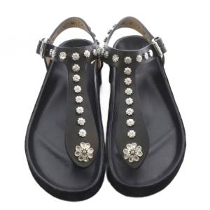 ISABEL MARANT Enore サンダル トング レザー 40 黒 ブラック /SR