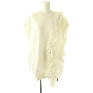 24AW タフタフリルプルオーバー スウェット カットソー F ホワイト /DO OS