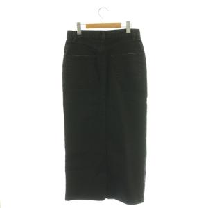 L'Appartement 24SS DENIM MAXI SKIRT デニムマキシスカート タイト ロング丈 スリット ジップフライ