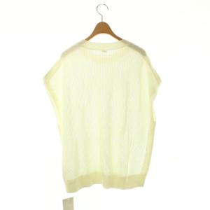 Lisiere L'Appartement 24SS Mesh Knit サマーニットトップス セーター メッシュ F オフホワイト /ES OS
