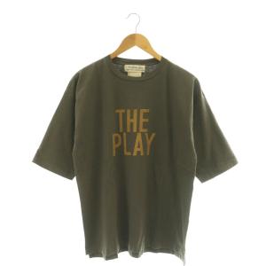 THE PLAY7ブソデTシャツ プリント F カーキ /MY OS