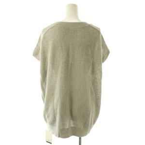 Lisiere L'Appartement 24SS Mesh Knit トップス サマーニット セーター 半袖 F グレー /ES OS