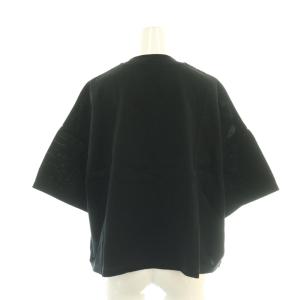 MACKINTOSH オーバーサイズ ボックス ムジカットソー ワイドTシャツ 8 ブラック /MY OS