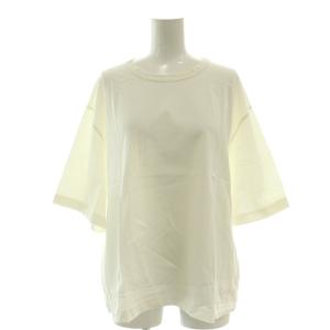 MRCRIZED COTTON T SHIRT Tシャツ 半袖 ワイド 36 ホワイト /MY OS