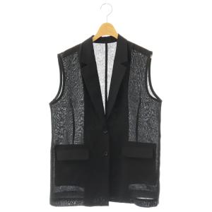25SS メッシュジレ ベスト F ブラック /ES OS