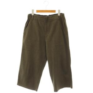 PL64FF202 ワイドクロップドパンツ ワイド 2 ダークブラウン /ES OS