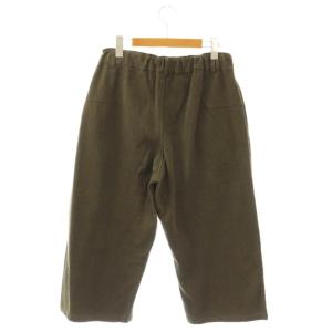 plantation PL64FF202 ワイドクロップドパンツ ワイド 2 ダークブラウン /ES OS