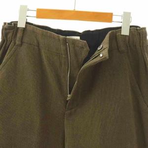 plantation PL64FF202 ワイドクロップドパンツ ワイド 2 ダークブラウン /ES OS