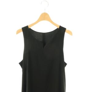 Y's YOHJI YAMAMOTO ノースリーブワンピース ロング 2 ブラック /MY OS