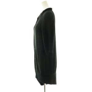 Y's for living YOHJI YAMAMOTO 半袖カーディガン アシンメトリー ニット ブラック /MY OS