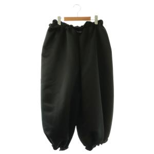 HEAVY SATIN DOLA BALOON TROUSERS F ブラック