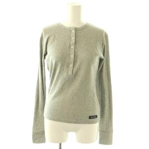 HENRY NECK L/S TEE カットソー 長袖 F グレー /DO OS