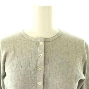 SEA HENRY NECK L/S TEE カットソー 長袖 F グレー /DO OS