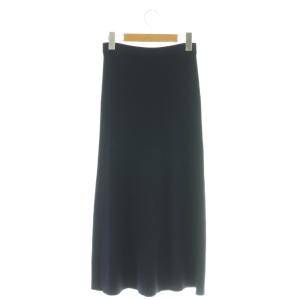 Theory CREPE KNIT RIB FLUITED SK クレープニットリブフルートスカート フレア マキシ