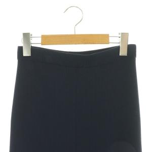 Theory CREPE KNIT RIB FLUITED SK クレープニットリブフルートスカート フレア マキシ
