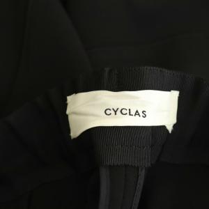 CYCLAS サイドライン イージーワイドパンツ 34 ブラック /MY OS