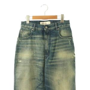 GOLDEN GOOSE BASIC DENIM デニムパンツ ジーンズ ワイド ハイウエスト ブルー /MY OS