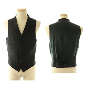 BURBERRY BLACK LABEL 3ピース スーツ セットアップ ジャケット パンツ ベスト ストライプ ブラック /HK OS
