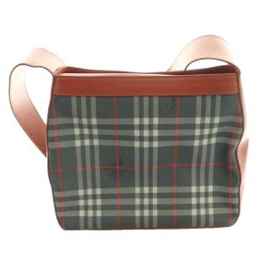 burberrys ヴィンテージ チェック シャドーホース ショルダーバッグ ネイビー ブラウン