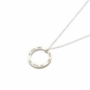 TIFFANY&Co. ナロー サークル ネックレス ペンダント 925 シルバー /SR