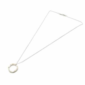 TIFFANY&Co. ナロー サークル ネックレス ペンダント 925 シルバー /SR