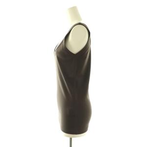 MUSE de Deuxieme Classe 24SS Mme.RIB T/T タンクトップ F ブラウン /MY OS SH