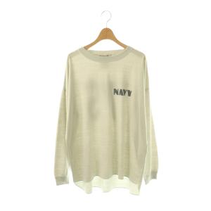 LONG SLEEVE TEE ロンT カットソー LAppartement取り扱い 長袖 F ライトグレー