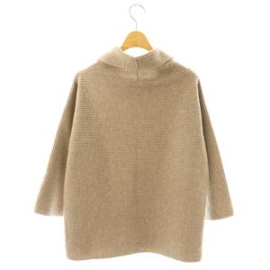 MAX MARA WEEKEND LINE ハイネックニット セーター 八分袖 ウール M ベージュ /MI OS