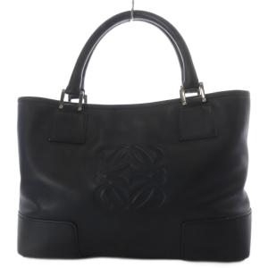 LOEWE アマソナ フスタ アナグラム トートバッグ ブラック
