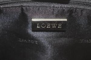 LOEWE アマソナ フスタ アナグラム トートバッグ ブラック