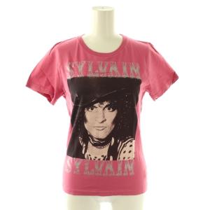 NEW YORK DOLLS Tシャツ カットソー 半袖 コットン F ピンク /NR OS