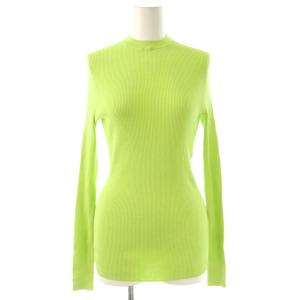 RIB PULLOVER トップス ニット セーター シルク コットン 38 ライム /CX OS
