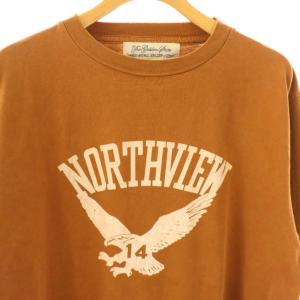 REMI RELIEF NORTHVIEW イーグルTシャツ カットソー M テラコッタブラウン ホワイト /ES OS