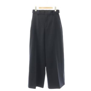 WIDE STRAIGHT PANTS パンツ ワイド ストレート 38 紺 /CX OS