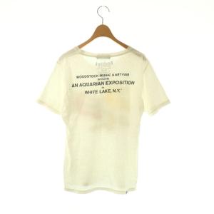 HYSTERIC GLAMOUR × THEATER8 × wood stock Tシャツ カットソー 半袖 コットン S オフホワイト