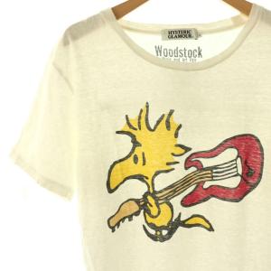 HYSTERIC GLAMOUR × THEATER8 × wood stock Tシャツ カットソー 半袖 コットン S オフホワイト
