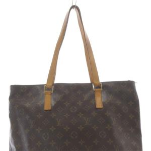 LOUIS VUITTON モノグラム カバ・メゾ トートバッグ ブラウン M51151