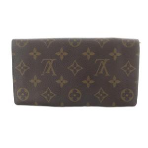LOUIS VUITTON モノグラム ポルトフォイユ・クレディ 長財布 茶色 ブラウン M61723 /SR OH