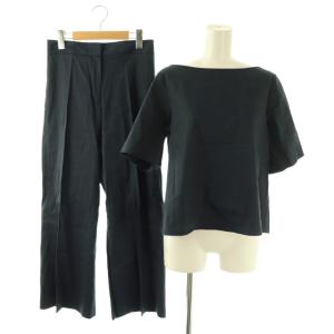 CRUNCH WASH IDANELICA TERENA SL セットアップ ブラウス ワイドパンツ リネン