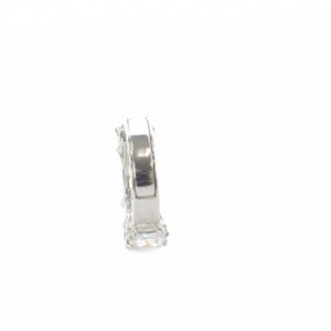 SWAROVSKI Matrix クリップイヤリング 片耳用 シルバー色 /SR