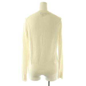 Theory 25AW CASHMERE BTN PLKT HENLEY ニット セーター プルオーバー S アイボリー